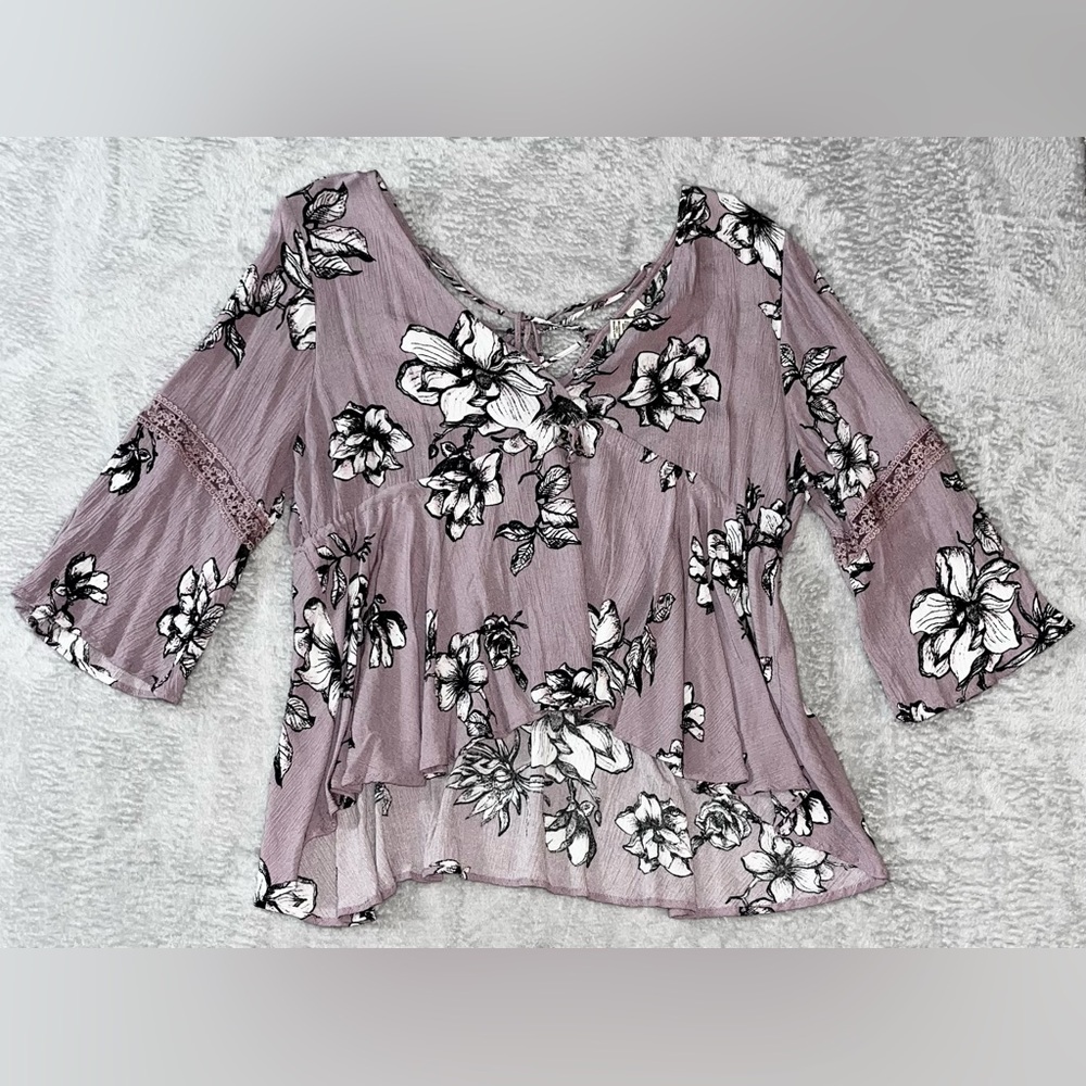 American Rag Cie Size XXL San Francisco Elderberry Flower Shirt